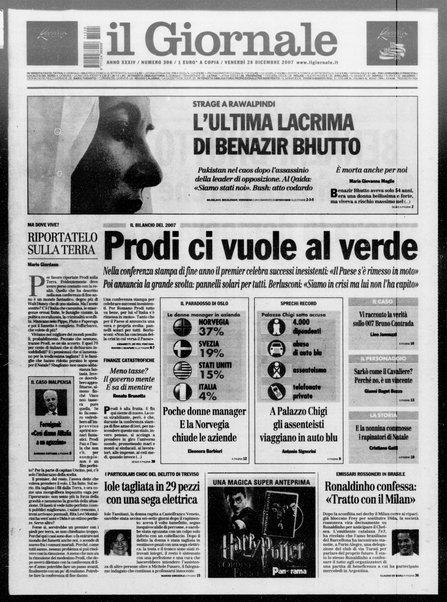 Il giornale : quotidiano del mattino